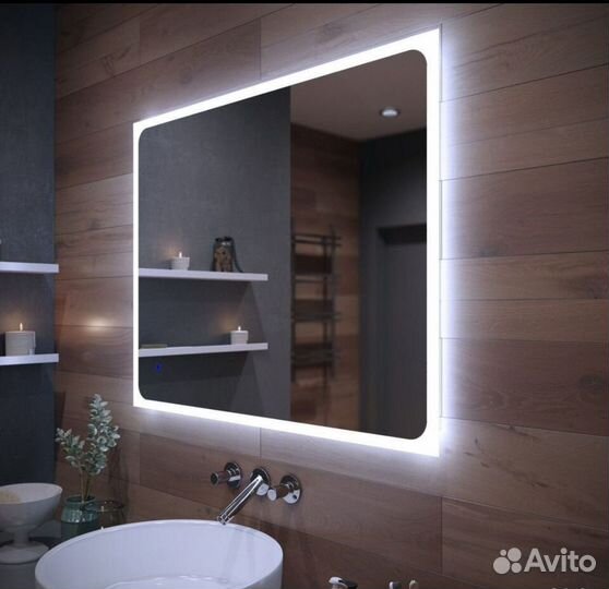 Зеркало с LED подсветкой настенное 60*80