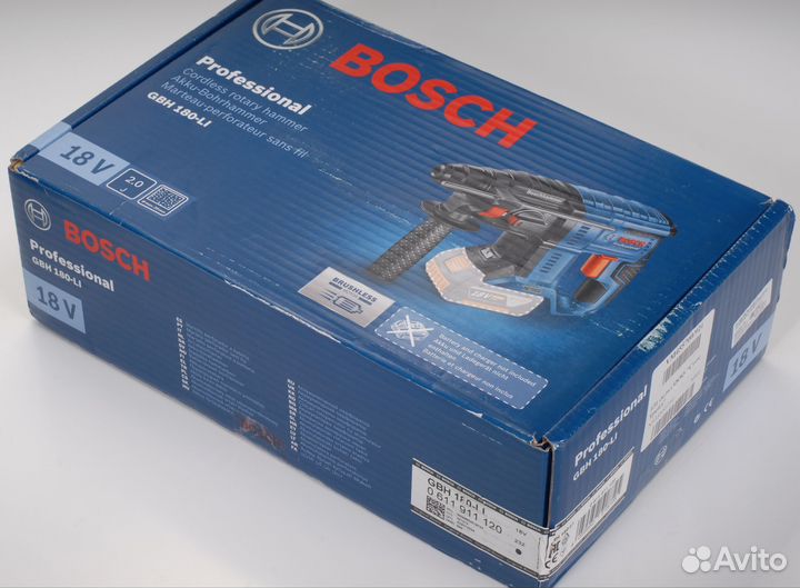 Перфоратор Bosch GBH 180-LI новый 0611911120