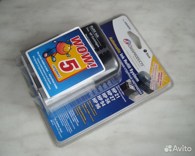 Система заправки струйных картриджей HP 21 27 56