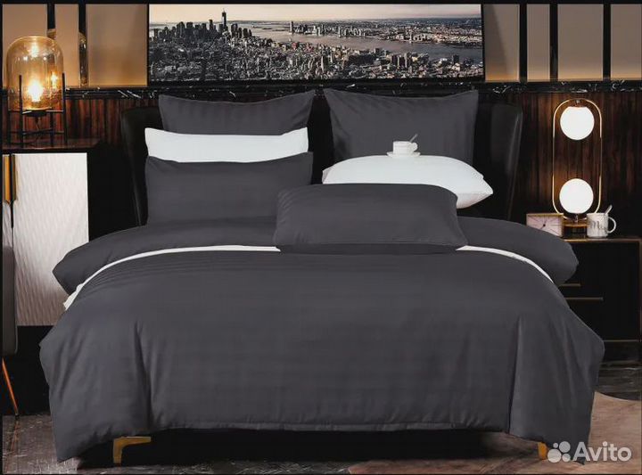 Постельное белье сатин страйп