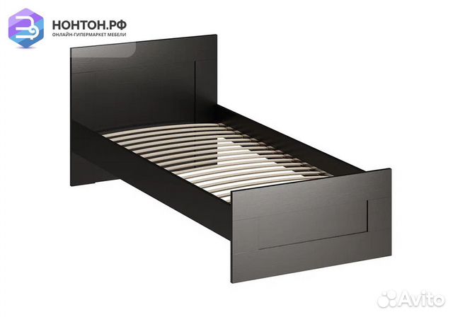 Кровать односпальная Сириус венге