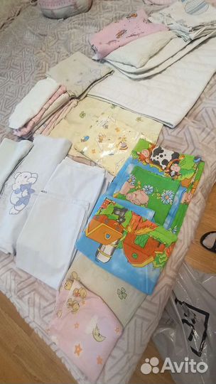 Комплекты постельного белья 120/60 цена за пакет