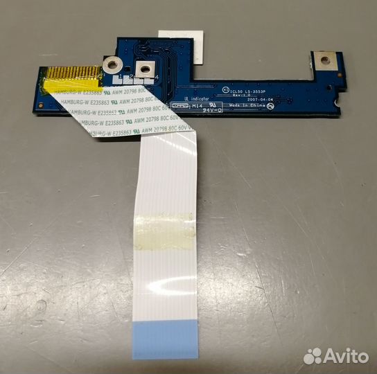 Платка с кнопкой включения для Acer Aspire 7720G