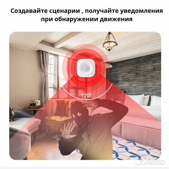 Умный беспроводной wifi датчик движения