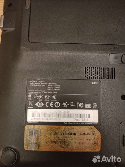 Ноутбук samsung