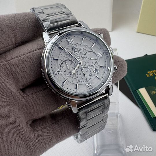 Часы мужские Patek Philippe белые