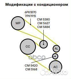 Ролик привод. ремня для а/м BMW 3 E90 (05) 2.0i