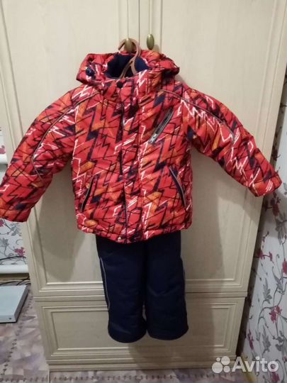Зимний детский костюм на мальчика и обувь
