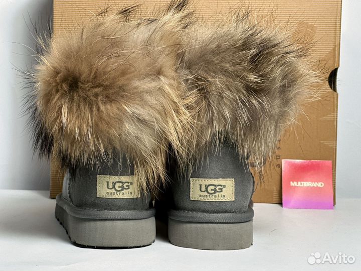 Ugg Classic Mini Metallic Grey