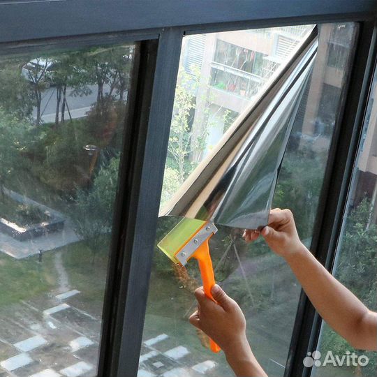 Солнцезащитная светоотражающая пленка на окна