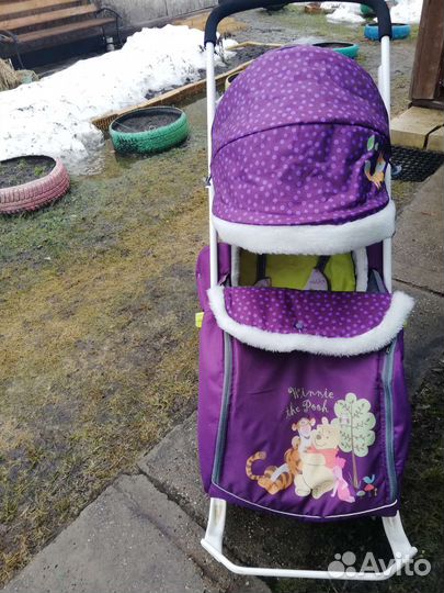 Коляска санки