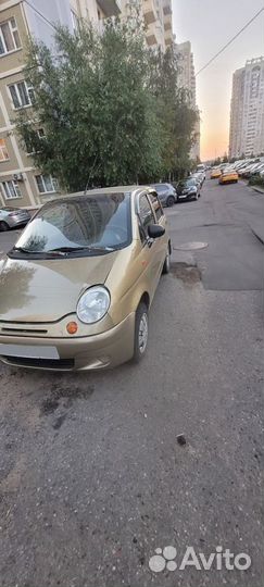 Daewoo Matiz 0.8 AT, 2007, битый, 208 561 км