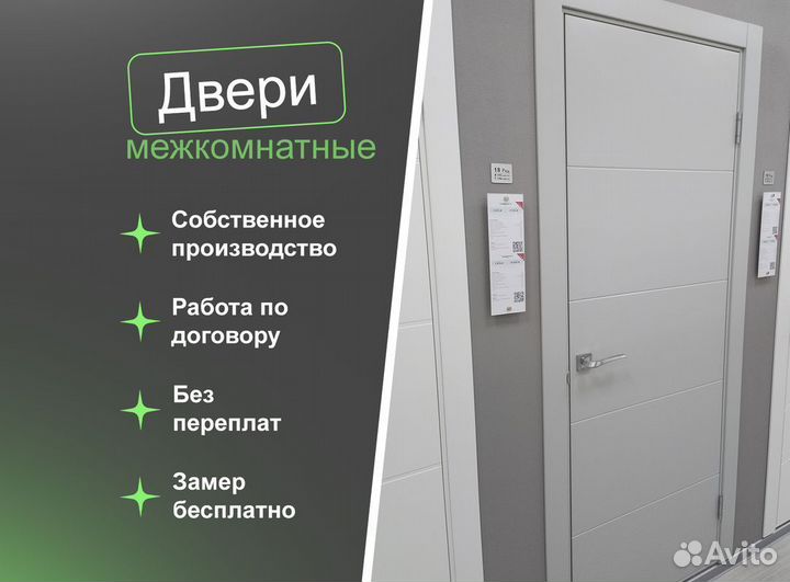 Двери межкомнатные новые с гарантией