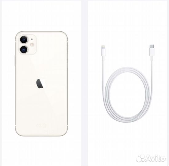 Смартфон Apple iPhone 11 128GB nanoSim/eSim White