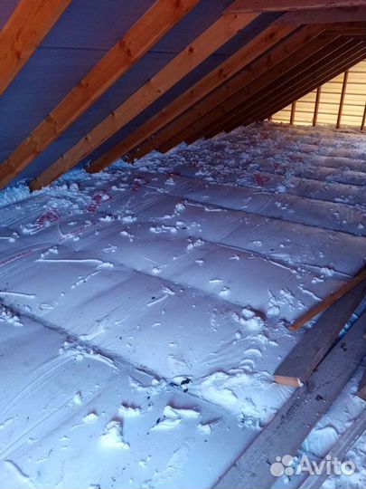 Утепление домов пеной пеноизол