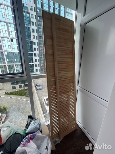 Жаллюзийные дверки деревянные