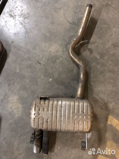 Банка глушителя BMW e90 e91 M57N2 N57