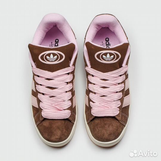 Кроссовки Adidas Campus 00s Brown / Pink Suede Wmn