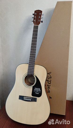 Акустическая гитара Fender CD60 NAT новая
