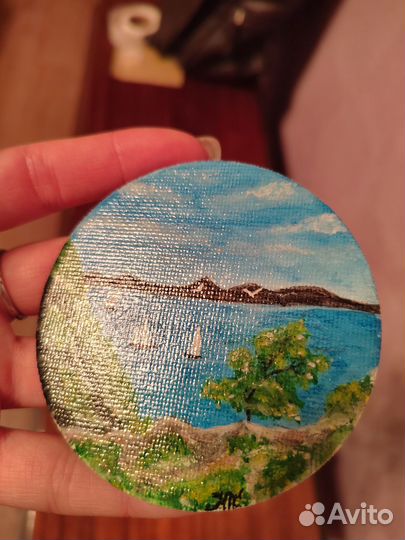 Магнитики на холодильник ручной работы