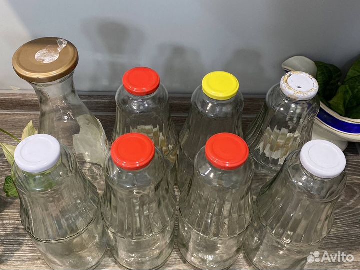 Банки бутылки стеклянные разные