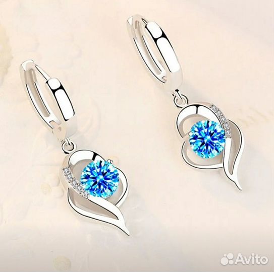 Серебряные серьги 925 пробы