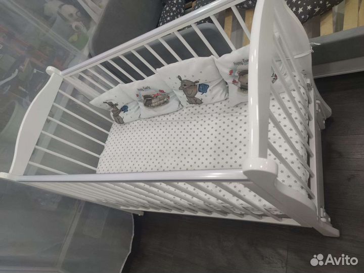 Кровать детская из массива березы Можга Уралочка