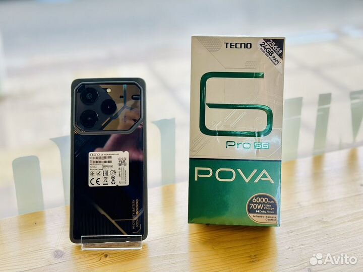 TECNO Pova 6 Pro, 12/256 ГБ