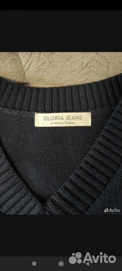 Школьные брюки и жилетка gloria jeans 140р