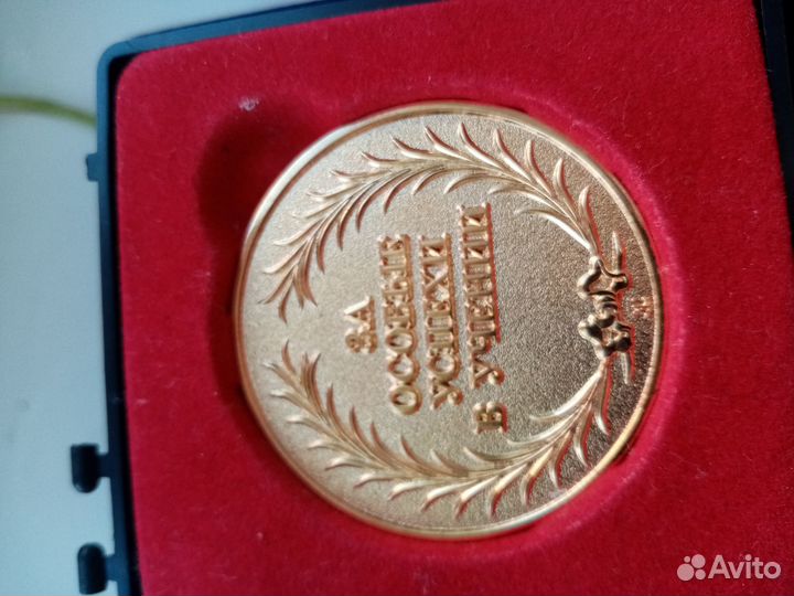 Золотая школьная медаль