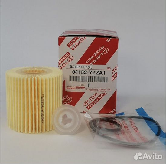 Фильтр масляный оригинальный 04152-yzza1 toyota