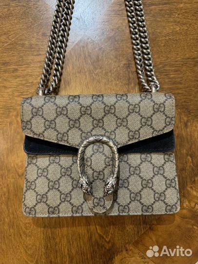 Gucci GG supreme monogram dionysus bag