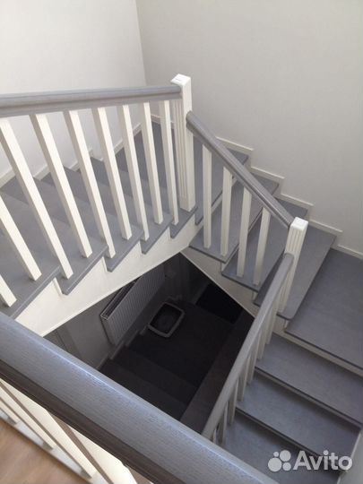 Металлокаркас лестницы