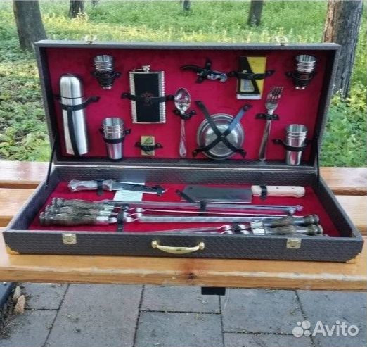 Шашлычные набор в подарочном кейсе №12