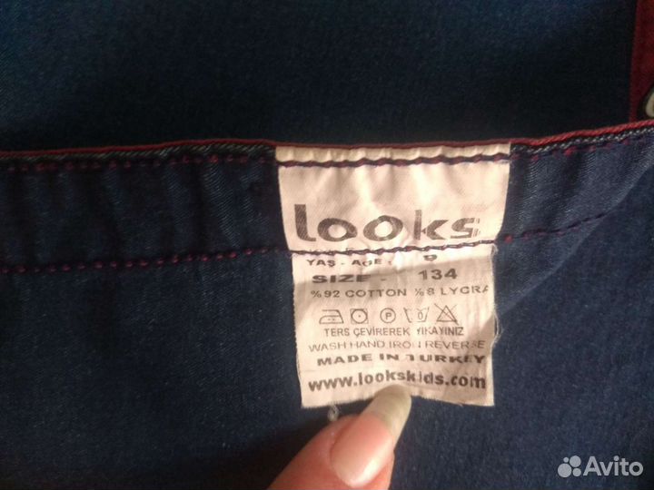 Детская джинсовая рубашка