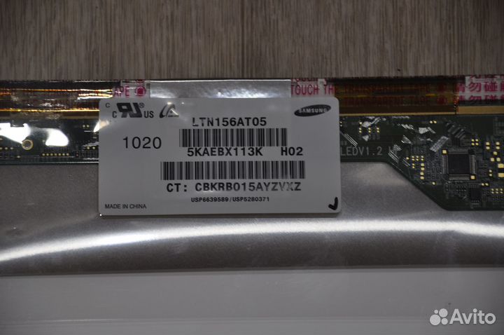 Матрица Samsung 15.6 LED 40pin б/у +установка