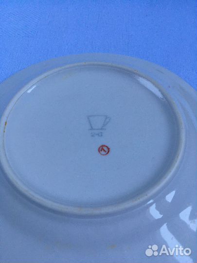 Винтажная Десертная тарелка Барановка фарфор СССР