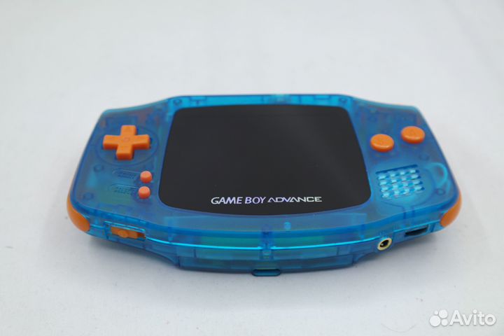 Gameboy Advance Custom Crystal Blue RGB IPS