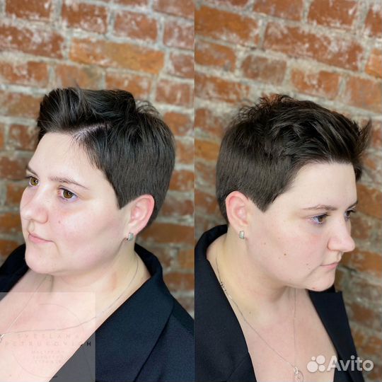 Короткая стрижка женская / мужская стрижка