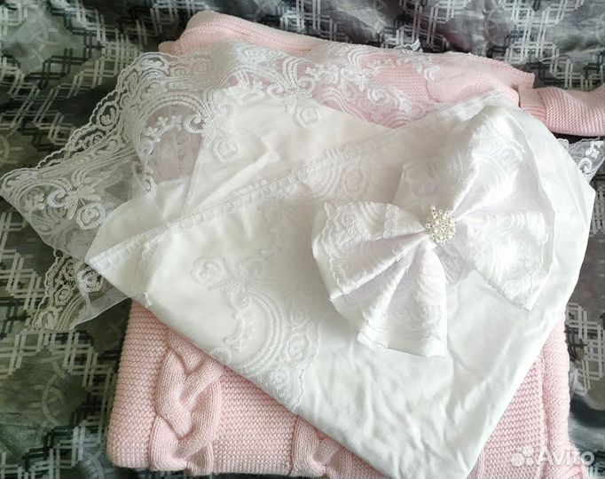 Конверт на выписку зимний для девочки