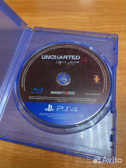 Диск PS4 Uncharted 4 Путь вора