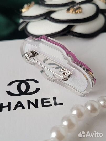 Брошь Chanel Cabriolet LUX качество