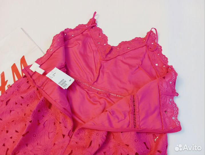 Платье женское hm новое розовое