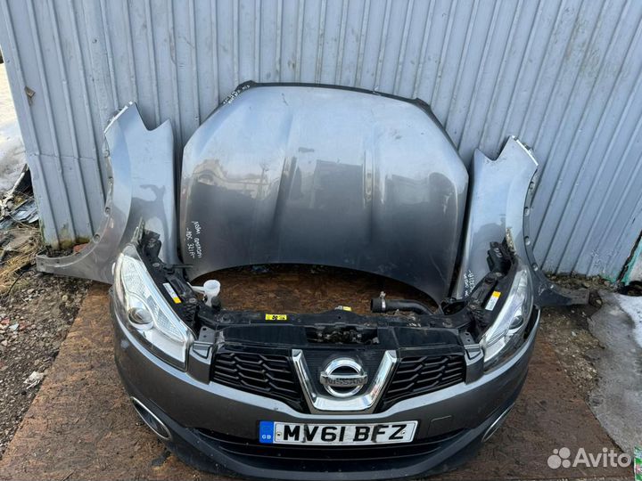 Ноускат для Nissan Qashqai J10 Морда в сборе Рест