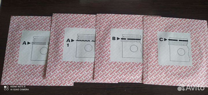 Комплект поршневых колец Opel Astra G 1.6 (Z16XE)