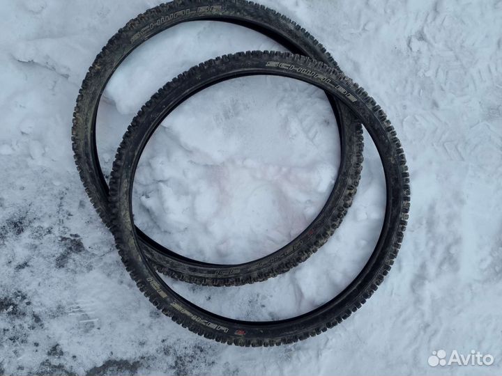 Комплект велошин зимних шип 26 Shwable Ice peak