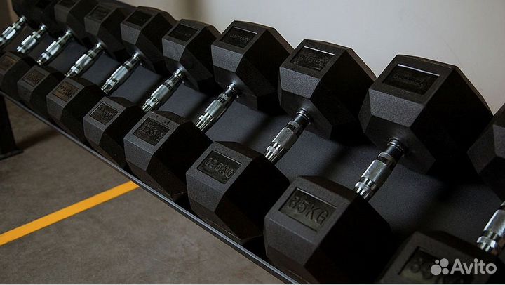 Гексагональный Гантельный ряд 2,5-70 кг