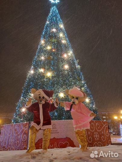 Поздравление от золотых мишек