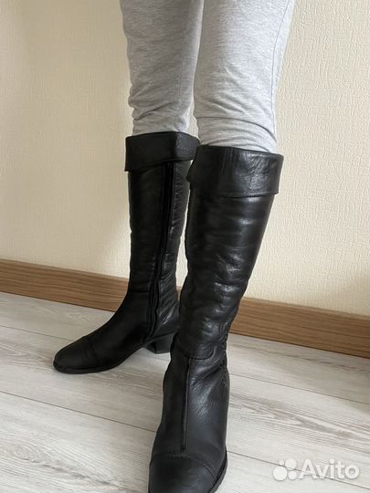 Сапоги женские зимние натуральная кожа 36