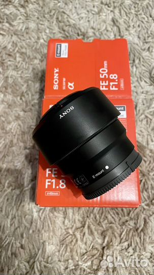 Объектив Sony FE 50mm f1.8 (SEL50F18F) для A7